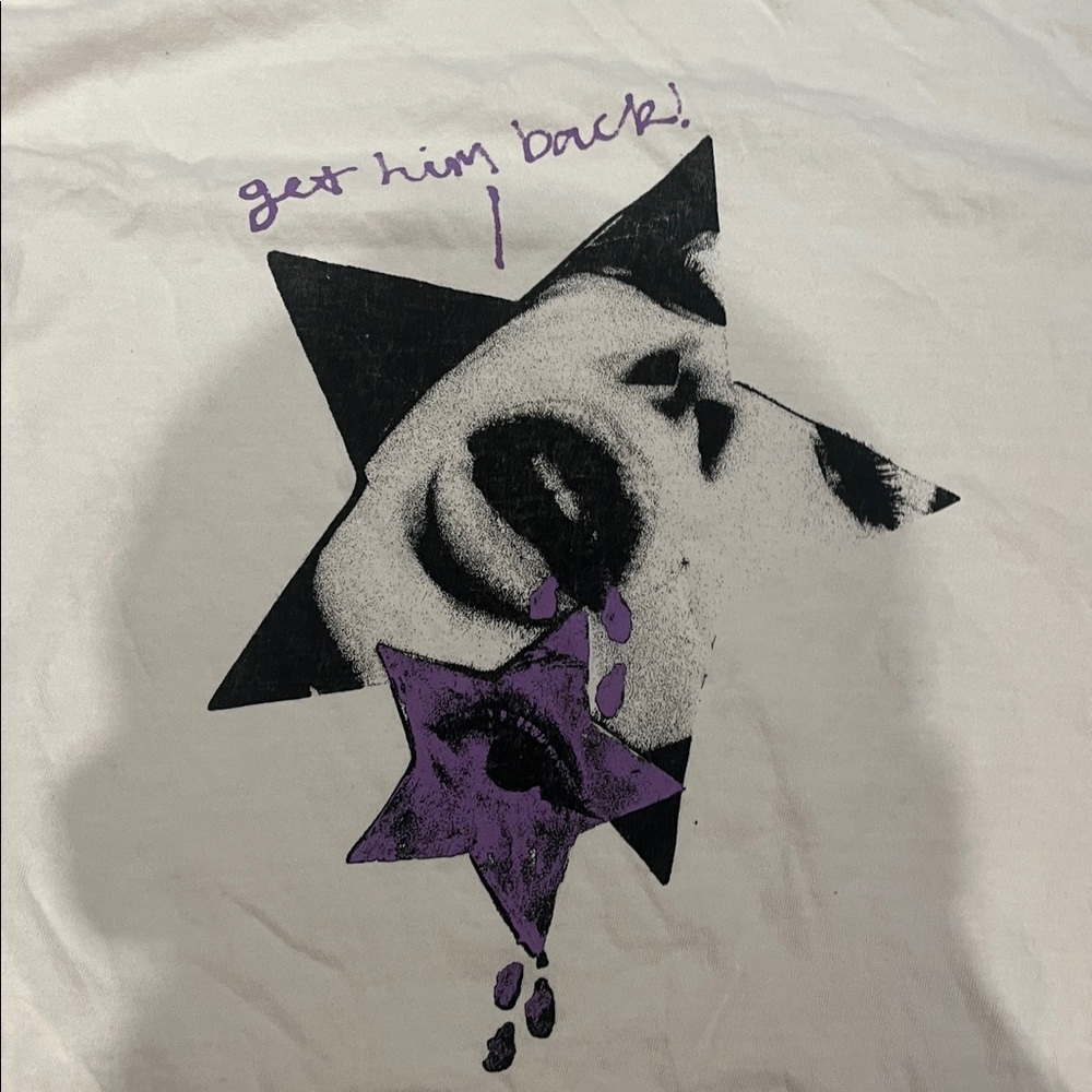 Olivia Rodrigo Get Him Back! T-Shirt – Ivory – Small – Official Tour Merch - Picture 8 of 10